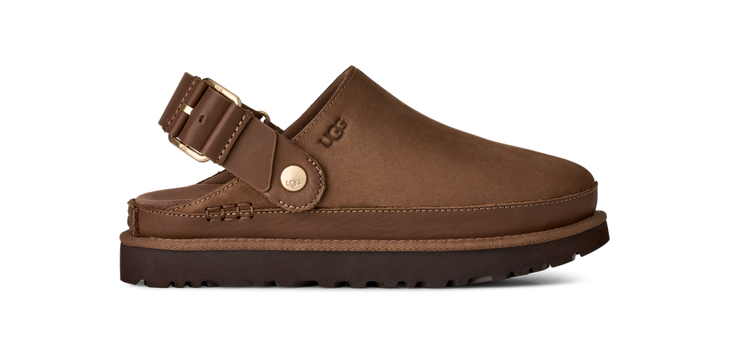 Ugg Goldenstar Villa Clog Dark Chestnut Women's