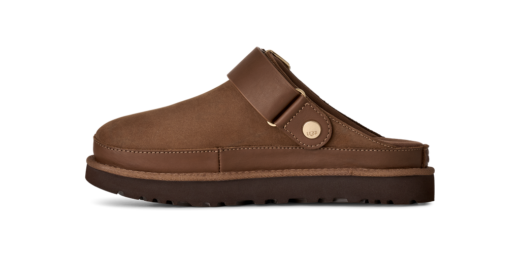Ugg Goldenstar Villa Clog Dark Chestnut Women's