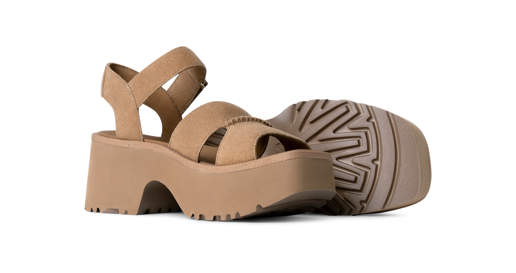 UGG New Heights Ankle Strap Mustard Seed Women's