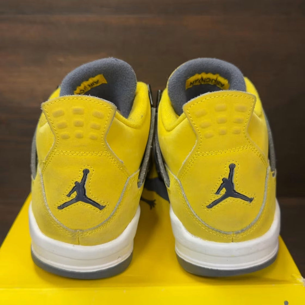 Used - Air Jordan 4 Retro Lightning (2021) (GS) - US 5Y - detail 4