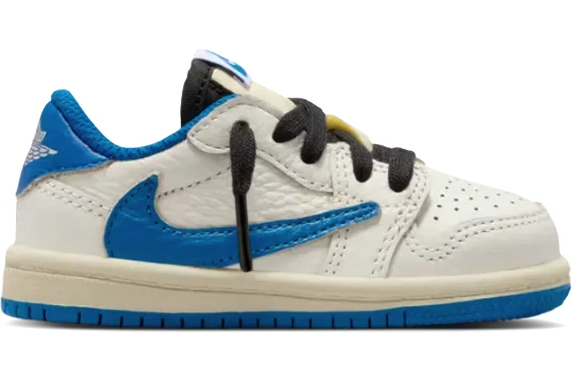 Air Jordan 1 Retro Low OG SP Fragment x Travis Scott Sail Military Blue (TD) - catalog main image